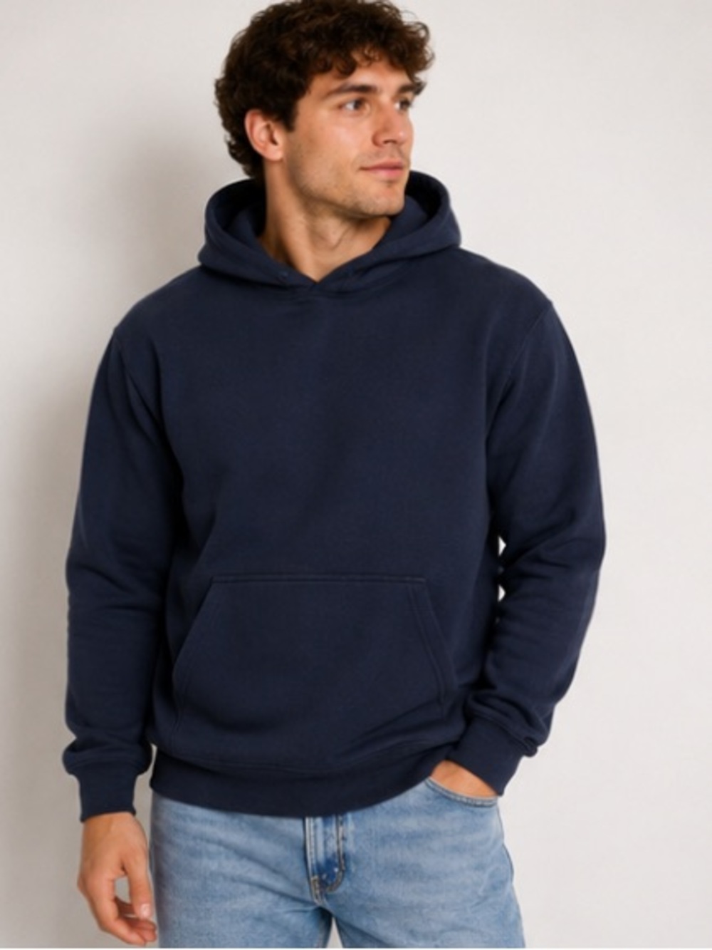 Champs large navy blue hoodie